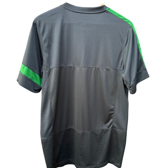 Tennents Celtic Football Club Nike Soccer gray green Dri-fit jersey Size Large - Picture 2 of 5